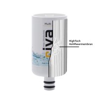 riva Trinkwasserfilter MULTI | Filter-Set | Legionellen-, Bakterienfilter mit Alu-Metall-Geh&auml;use